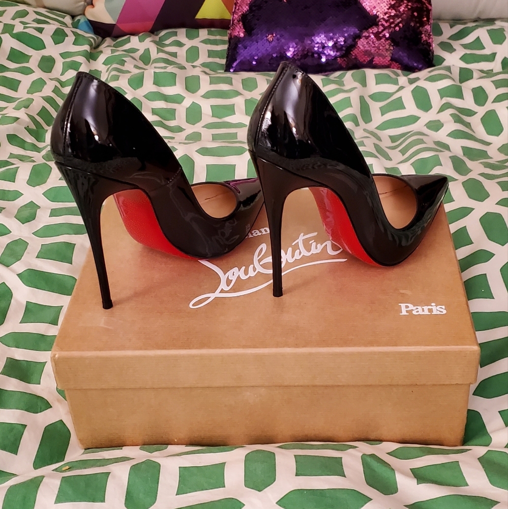 WORN ONCE Louboutin So Kate 120 Patent Pumps - Picture 2 of 8